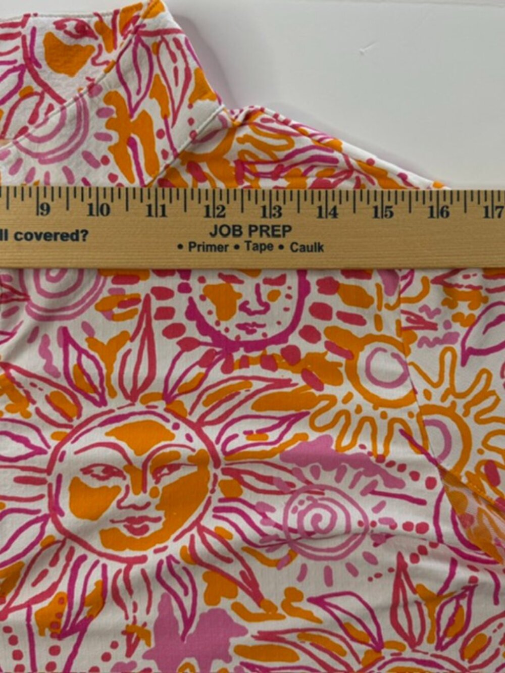 IBKUL Women's Orange Pink White Sunshine Quarter-Zip Shirt XL - Picture 5 of 8